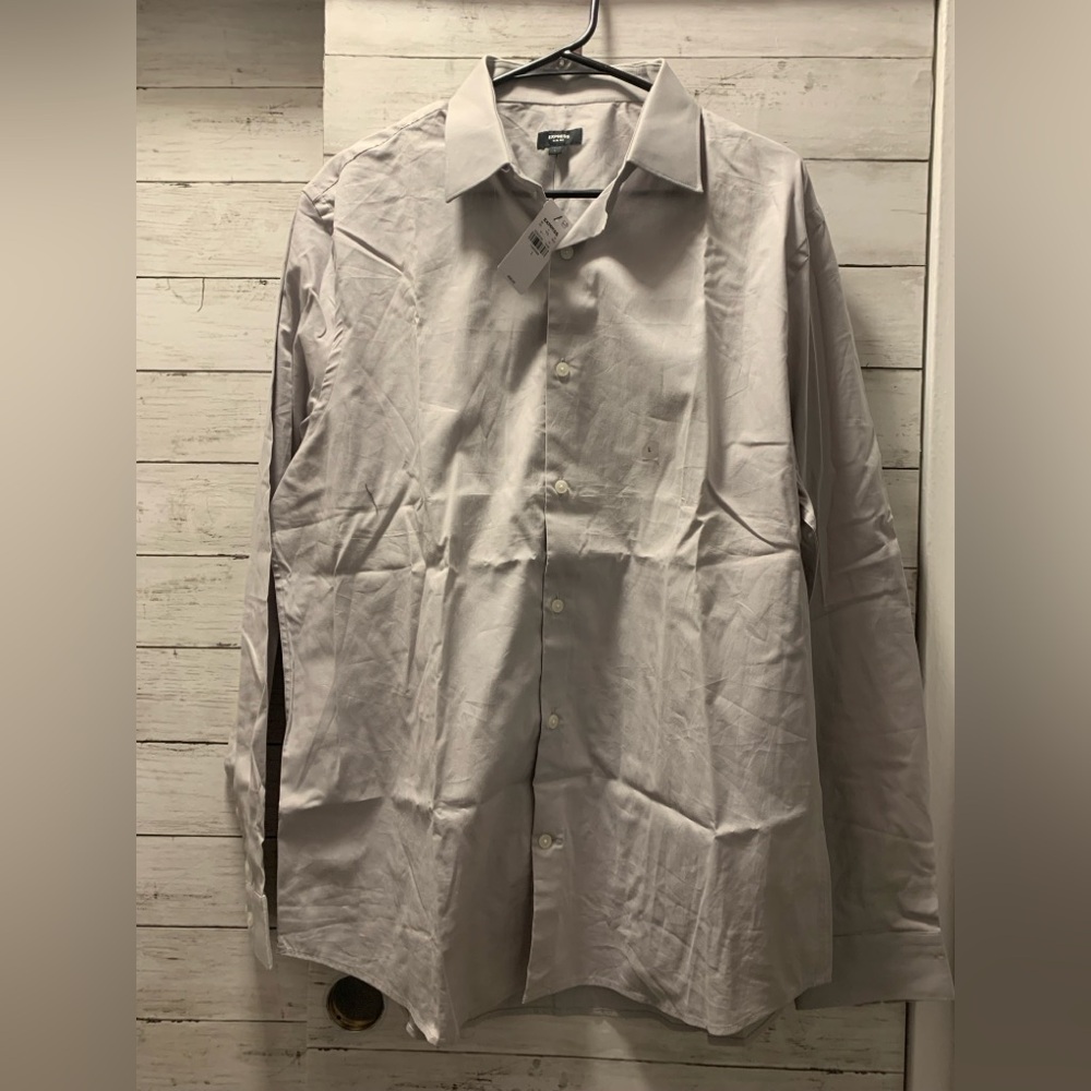 Express Slim Stretch Modern Tech 1MX Dress Shirt